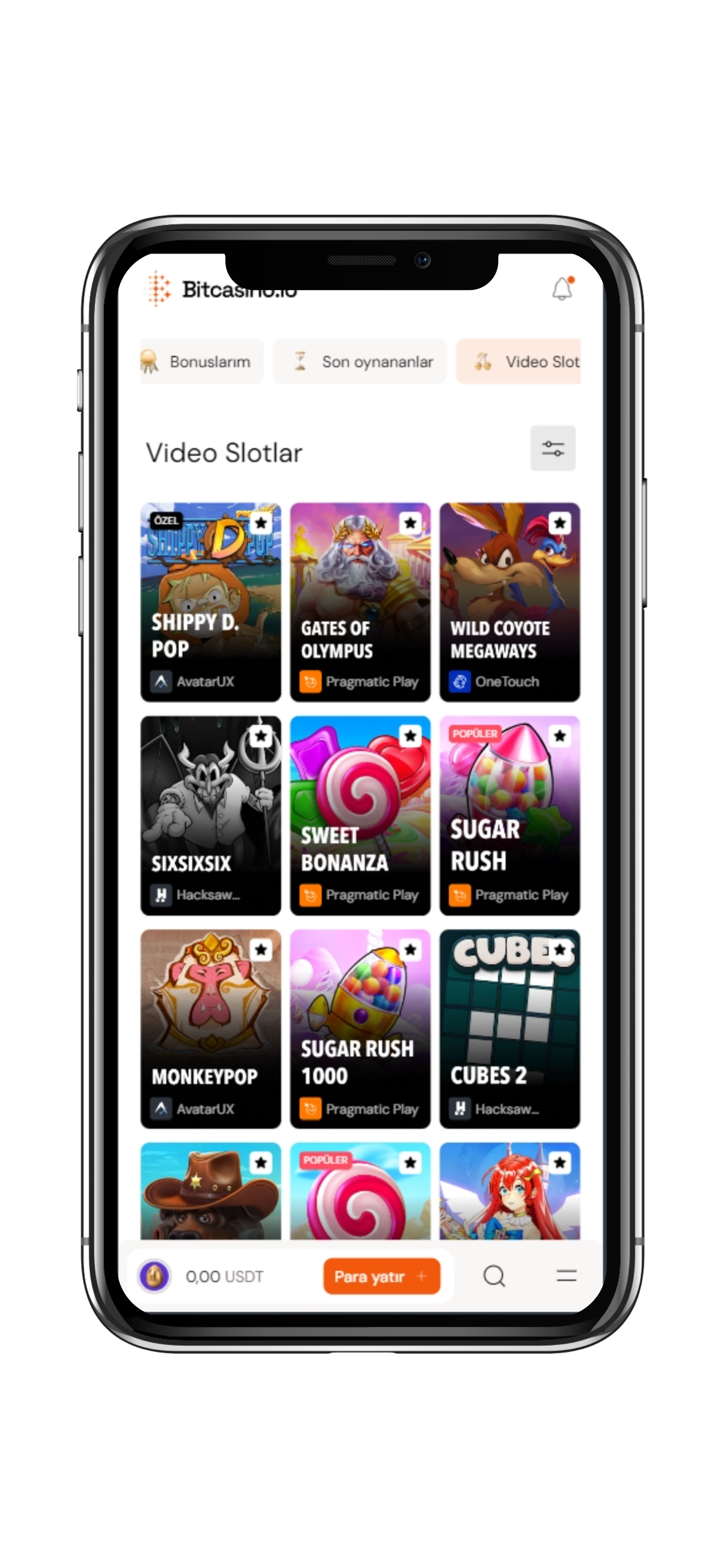 Bitcasino App Screenshot 1