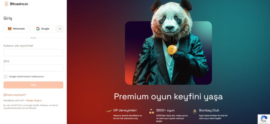 Bitcasino Giriş ve Hesap Oluşturma